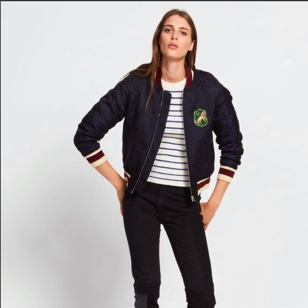 NWT Sandro Bomber jacket sz 3/L
